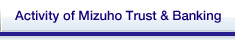 Activity of Mizuho Trust & Banking