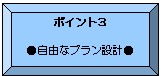 ポイント3：自由なプラン設計