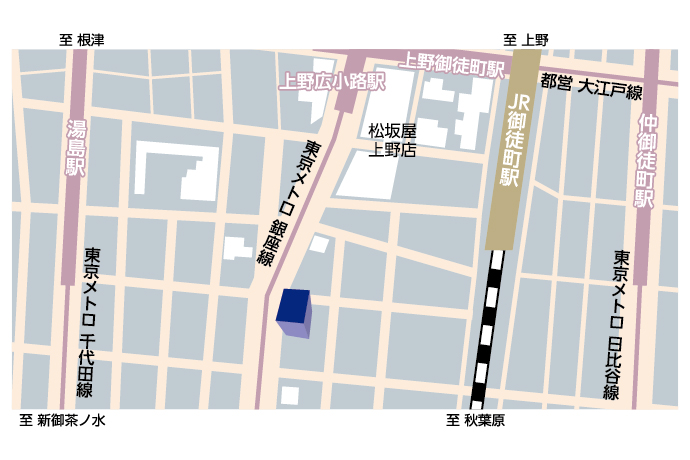 上野支店の地図