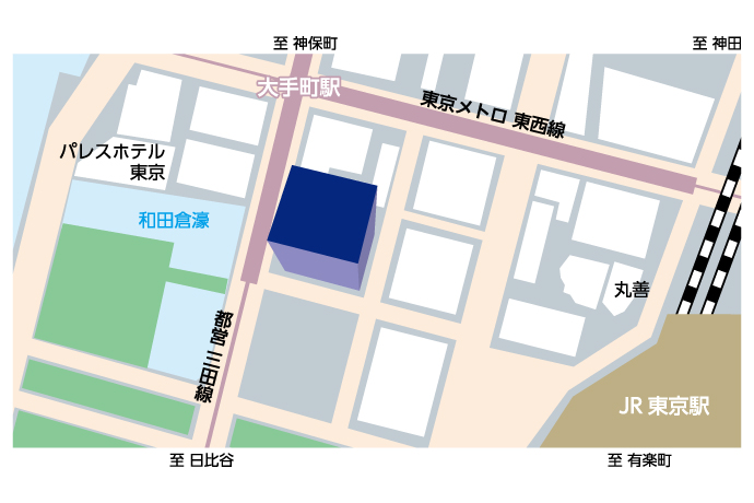 本店営業部の地図